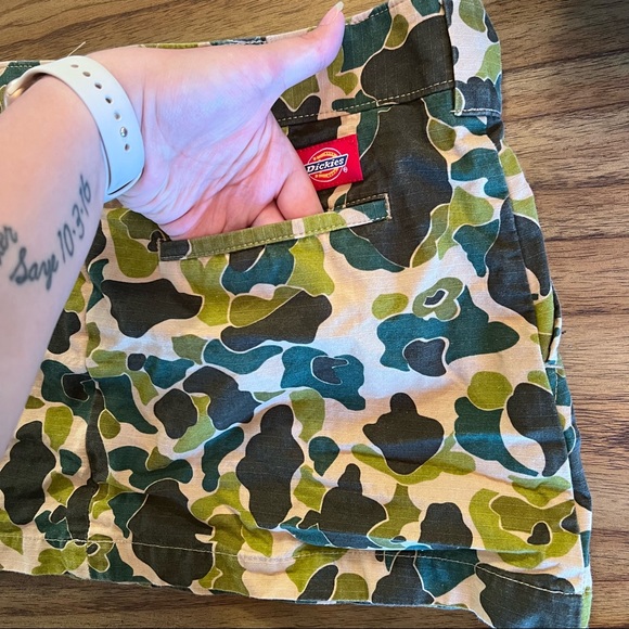 DICKIES Camo Micro Mini Skirt - Picture 8 of 13
